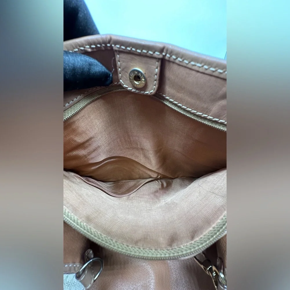 Vintage Celine Macadam Tote Bag Triomphe - Picture 10 of 12